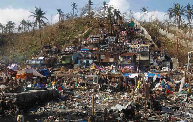 Glints of hope emerge in typhoon-hit Philippines city Tacloban