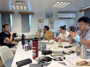 Meeting with Thibault from the Plastic Odyssey team